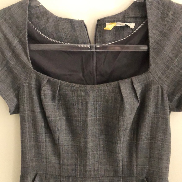 Banana Republic Grey Sheath Dress SZ0 - Picture 8 of 11